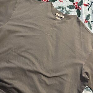 adidas Fear Of God Athletics Crew Neck Short Sleeve T-Shirt Mens Grey Casual Top